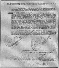 Documento donde se certifica la concesi&oacute;n definitiva de la Biblioteca